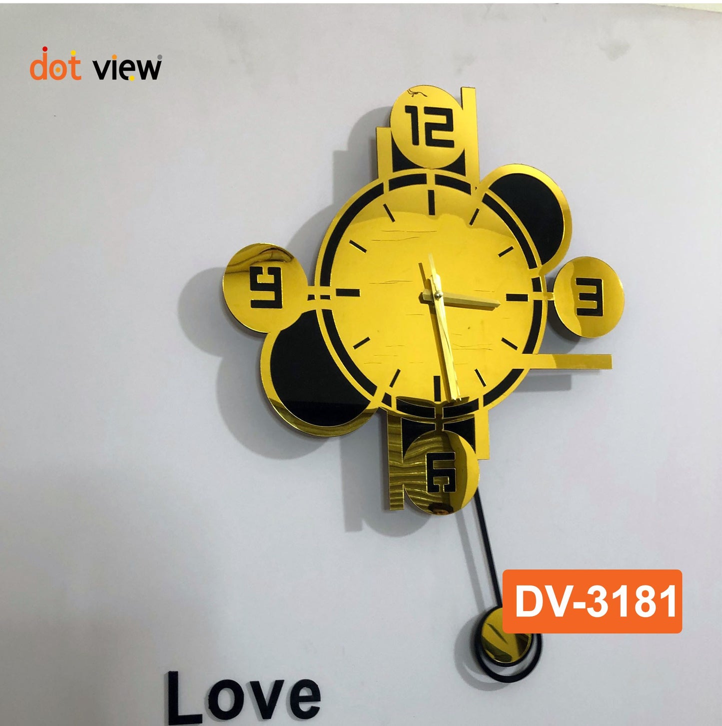 Acrylic Premium pendulum Wall Clock