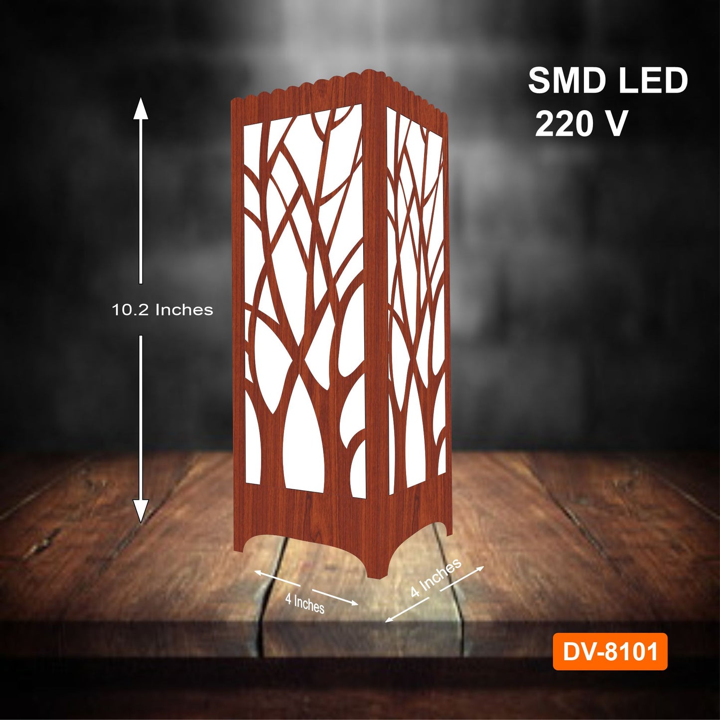 3D Wooden Desk Lamp – Stylish and Functional Lighting for Home Bedroom