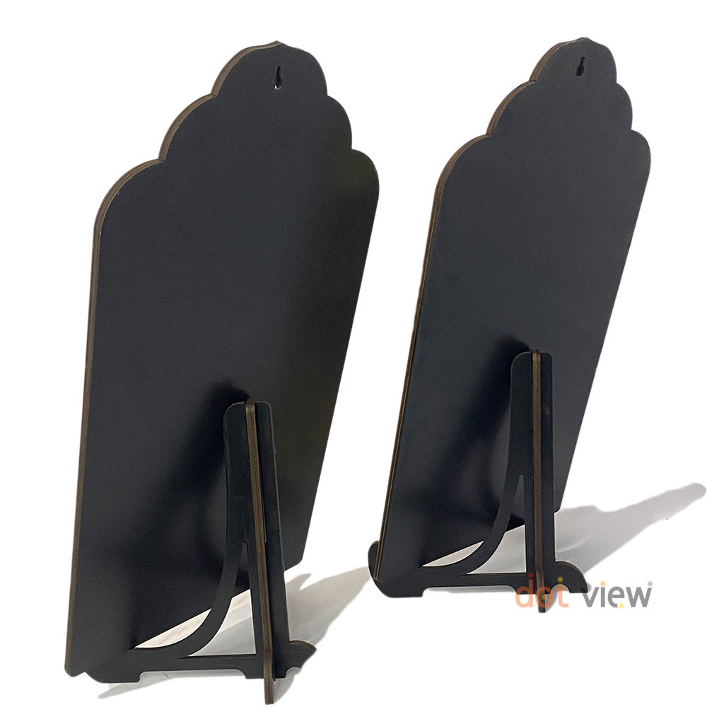 2-in-1 Premium 'Ya Hussain' & 'Ya Abbas' Islamic Acrylic Mirror Wall and Table Decor Piece