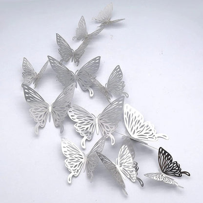 3D Acrylic Mirror Butterfly Wall Decor