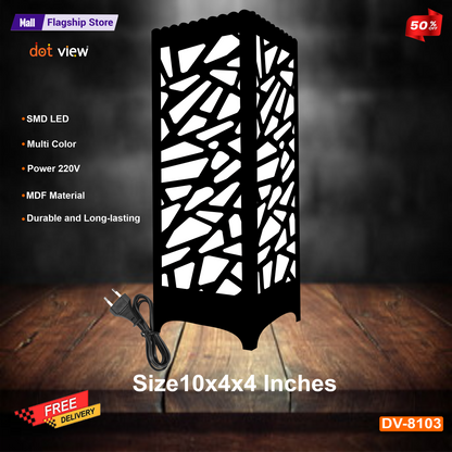 3D Wooden Desk Lamp – Stylish and Functional Lighting for Home Bedroom