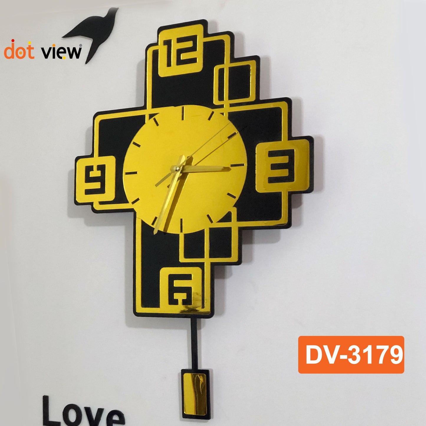 Premium Rectangle shape Acrylic Wall Clock