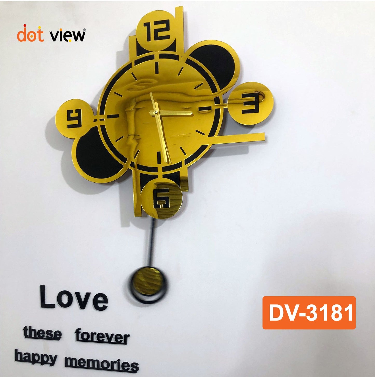 Acrylic Premium pendulum Wall Clock