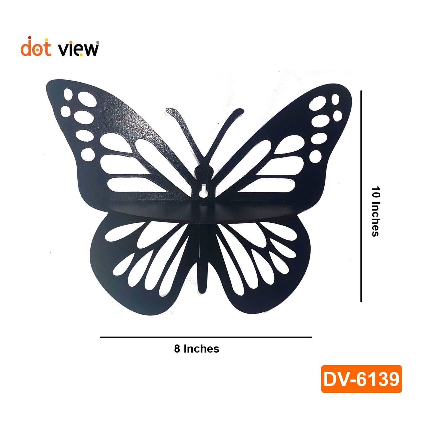 Set of 3 Butterfly Wall Shelves - Home Decor & Room Decoration (8x10 inches) Wooden Wall decor